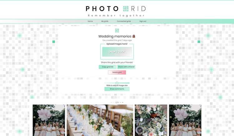 Portfolio frontpage